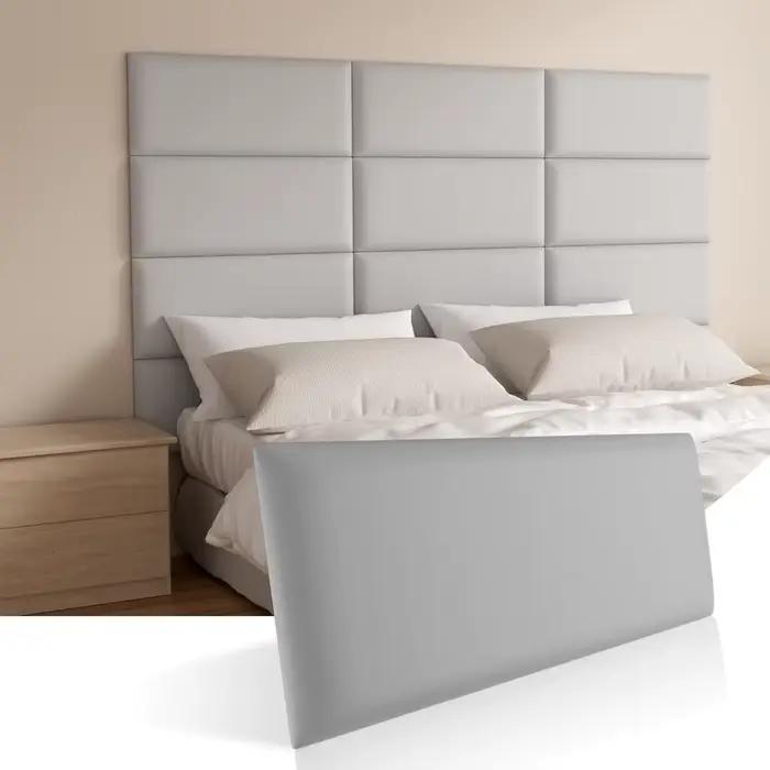 1PC Panneau mural pour tête de lit 20cmX50cm, panneaux muraux 3D autocollants, panneau mural rembour