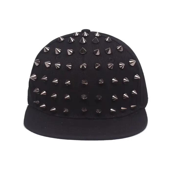 Chapeau plat à rivets pour hommes et femmes, Punk Rock, casquettes de Baseball à clous Hip Hop, homm