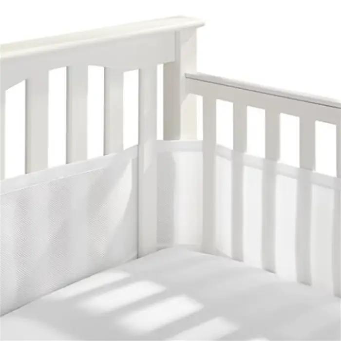 Pare-chocs pour lit de bébé, accessoires de literie, décor de chambre d'enfant, conception de nœud p