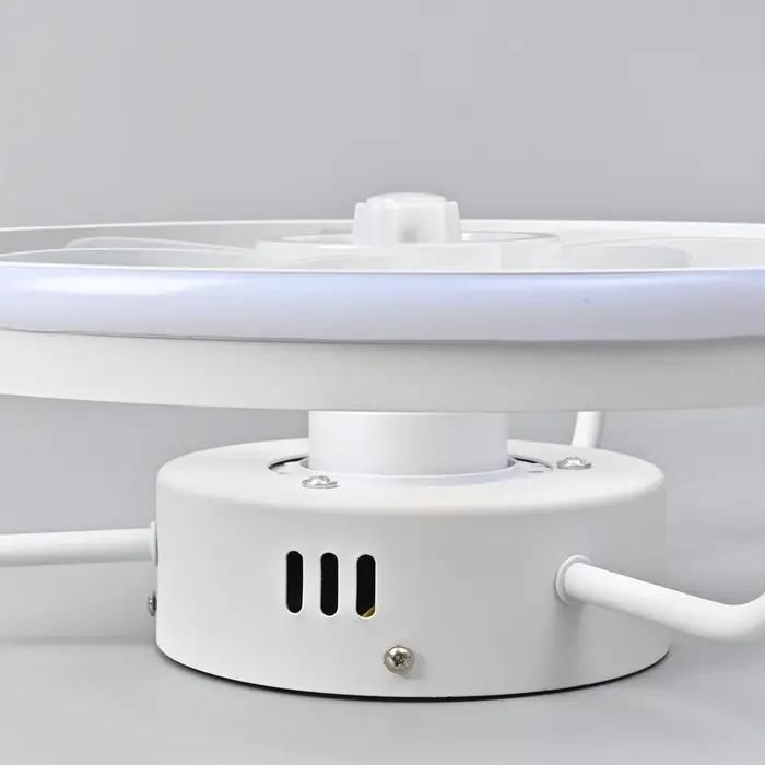 Ventilateur de plafond 55W avec lumière, ventilateur de plafond LED avec télécommande, ventilateur é