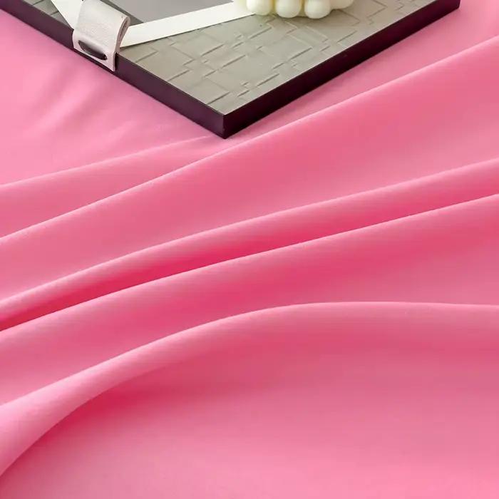 Draps plats de luxe en couleur unie pour chambre à coucher et hôtel, confortable et durable, 10 couleurs disponibles pour personnaliser votre intérieur