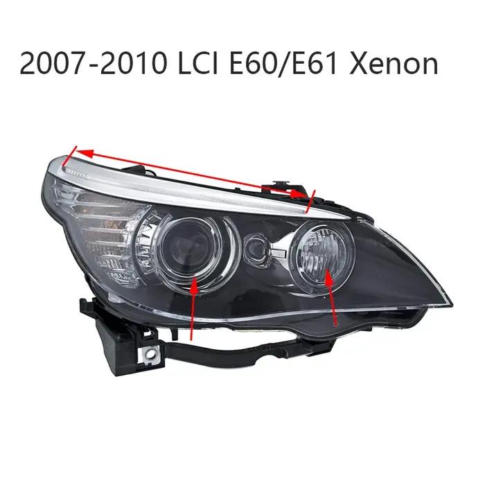 Ampoules de feux de position Angel Eyes pour BMW, lumière blanche H8, sans erreur pour BMW Série 5,