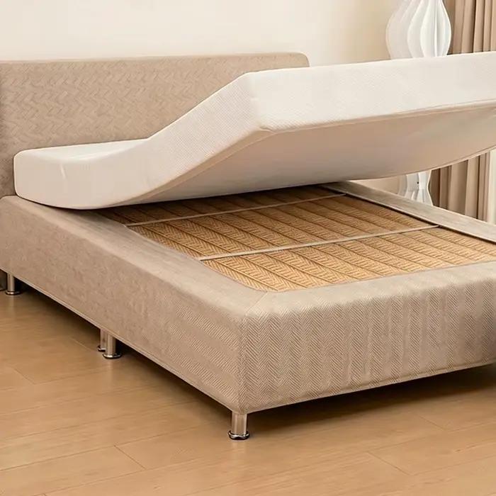 Housse de tête de lit tout-en-un protège-matelas extensible anti-rayures anti-griffures pour chats antidérapante amovible lavable anti-poussière pour chambres propres et confortables