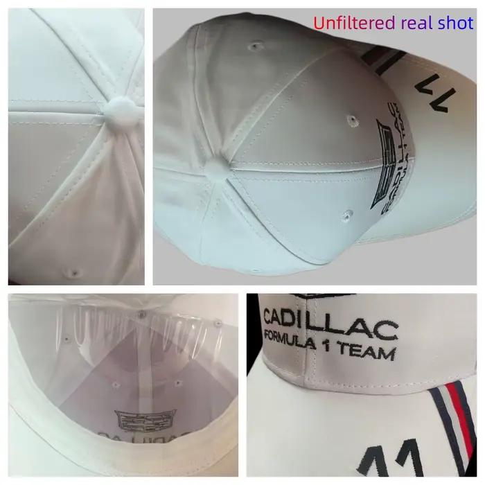 Casquette de baseball brodée de l'équipe Cadillac F1 de Formule 1, casquette de fan, casquette de sp