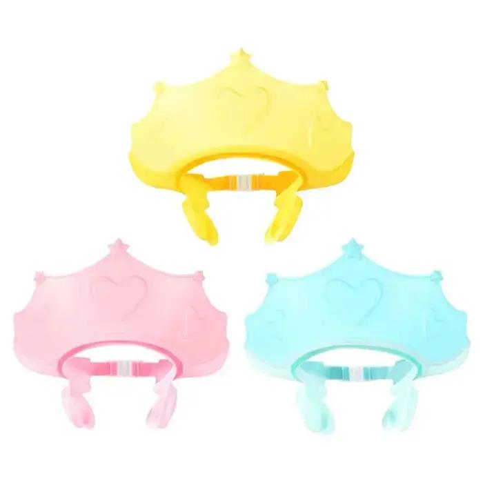 Pour enfants Protection des oreilles sûr enfants shampooing bain réglable lavage des cheveux chapeau