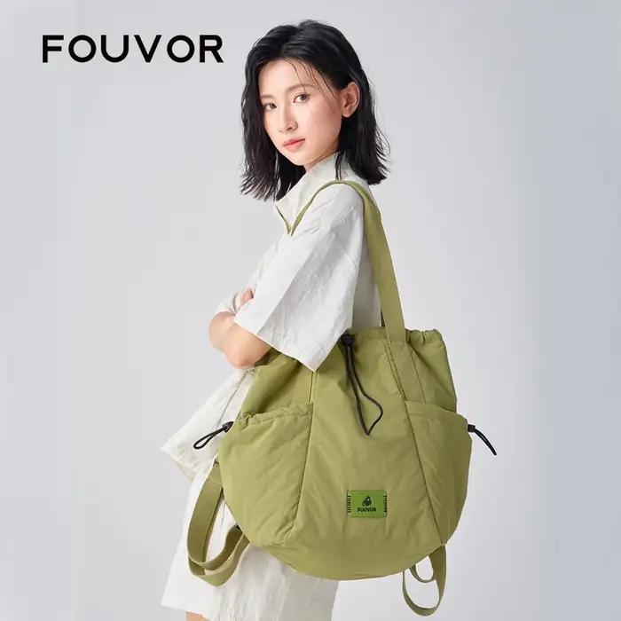 FOUVOR – sac à dos léger pour femmes, sac de voyage multifonctionnel avec cordon de serrage pour ord