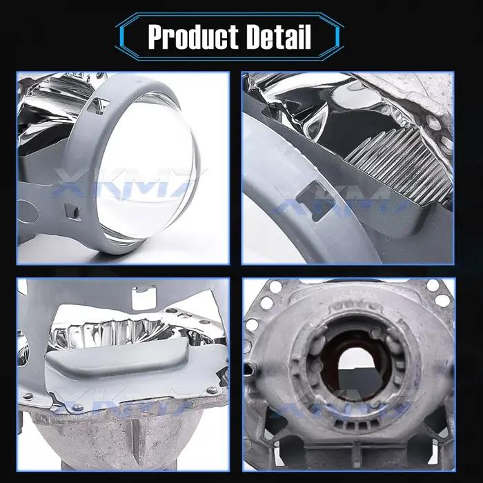Lentille de projecteur projie HID de 3 pouces pour kit de phares Hella 3R G5, faisceau de xénon uniq