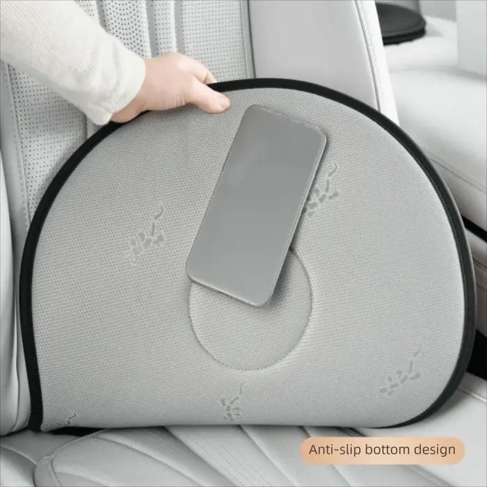Coussin de siège de voiture rotatif à 360 degrés, tapis antidérapant, design perforé, aide à la mobilité pivotante, éponge multifonctionnelle