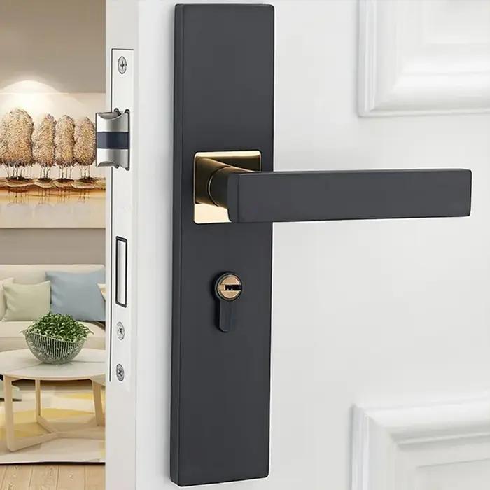 Poignée de porte rétro en bois robuste pour chambre à coucher et cuisine amélioration de la maison élégante à offrir pour intérieur design architectural