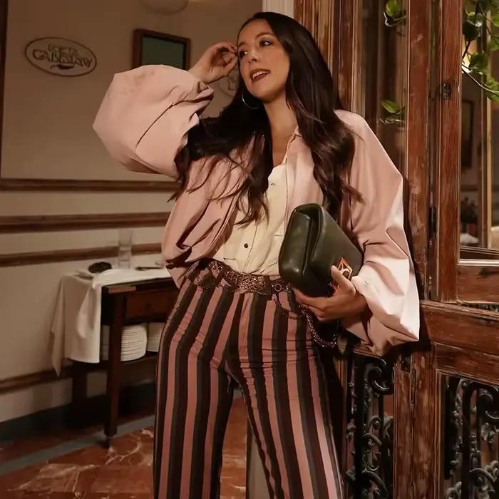 Nouvelles vestes pour femmes Printemps 2026 – Blouse élégante rose ample et chaude pour le printemps