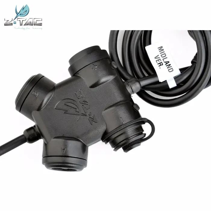 Z-TAC DulMédiateur set Ptt Double Bouton Canal Unique MendMotorola Walperforé talperforé Accessoires
