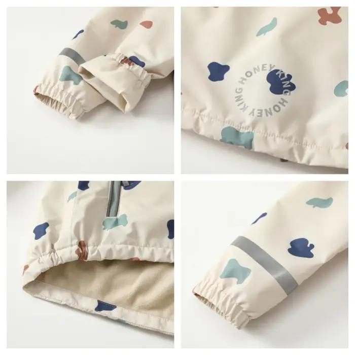 HONEYKING ensembles de vêtements pour enfants imperméable costume bébé salopette imperméable pantalo