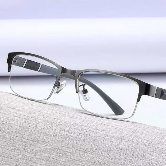 Nouvelle tendance lunettes de lecture lunettes de lecture hommes et femmes haute qualité demi-montur
