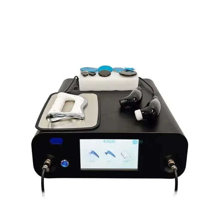 448Khz INDIBA Tecar CET RET soulagement de la douleur Machine de physiothérapie diathermie corps faç
