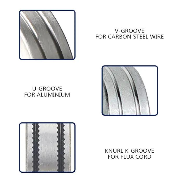 Rouleau d'alimentation de fil pour soudage MIG MAG 5KG 0.8mm 0.9m 1.0mm 1.2mm 1.4mm Double taille 30