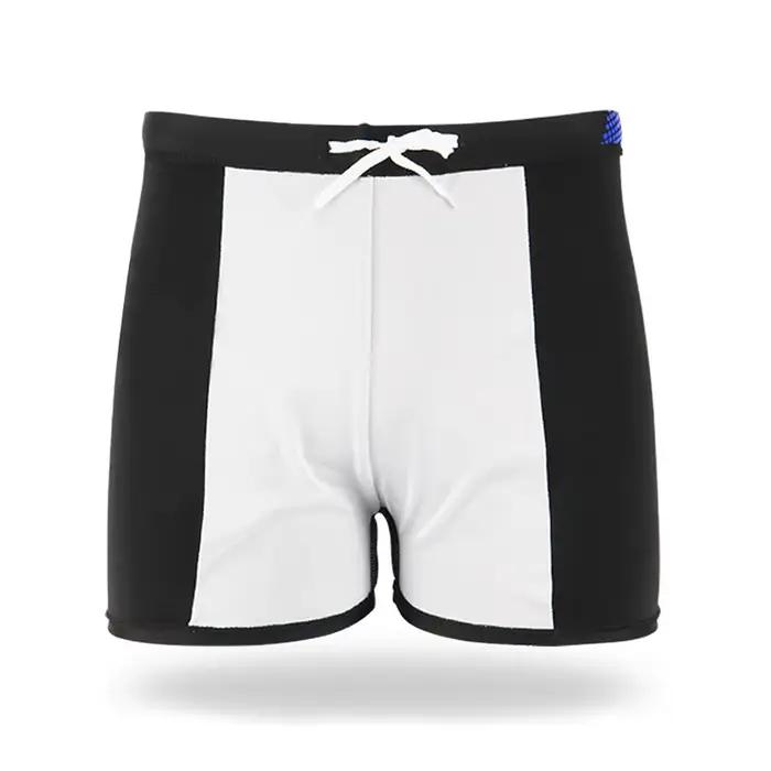 Short de bain imprimé «Sport', maillot de bain pour hommes avec cordon de serrage à séchage rapide,