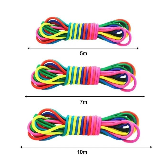Corde à sauter Super élastique 5-10M, entraînement d'endurance, jouets d'exercice amusants, intérieu