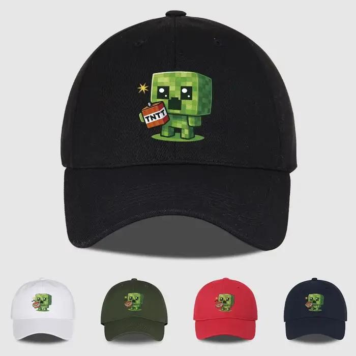 Casquette de baseball à motif Creeper | Casquette Hip-Hop unisexe, légère et ajustée, idéale pour