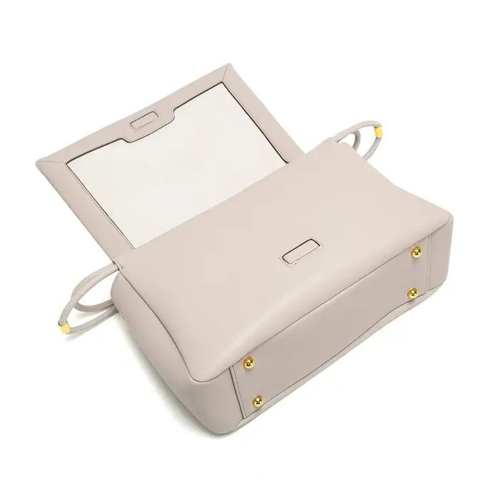 CHCH – sac à main pour chambre simple pour femmes, sac à main beige à rabat pour les déplacements qu