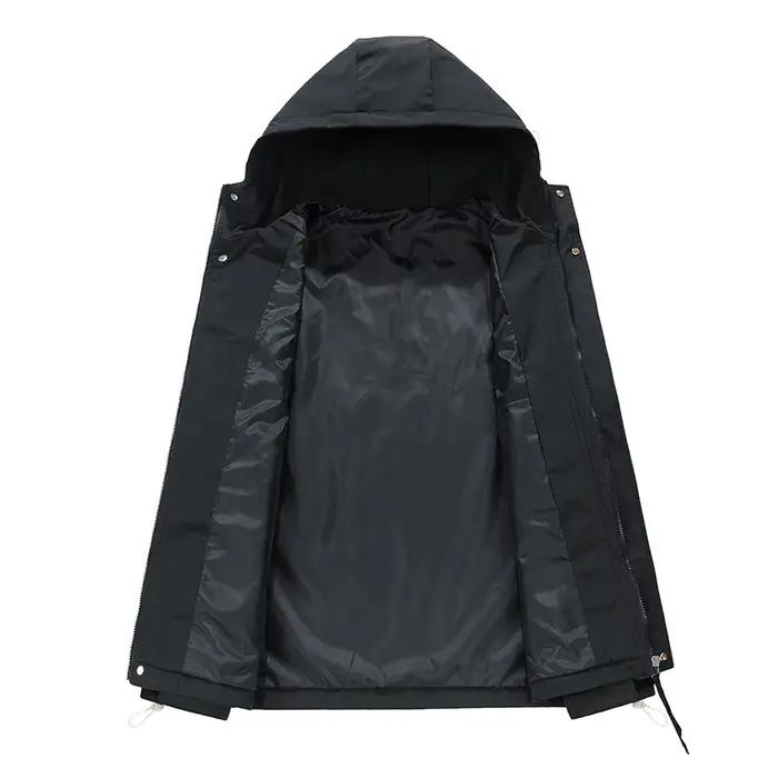 Surdimensionné hommes veste manteaux coupe-vent Trench 6XL 7XL 8XL grande taille à capuche imperméab