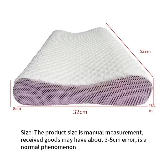 Oreiller en Pectine avec Couche d'Air Respirante TPE, Lavable avec de l'Eau, Oreiller Cou Cervical Z