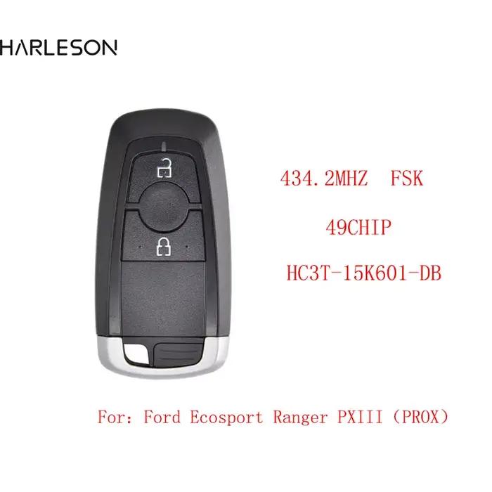 HC3T-15K601-DB FSK 2 boutons Smart Keyless entrée clé de voiture 433MHz pour 2017 2018 2019 2020 For