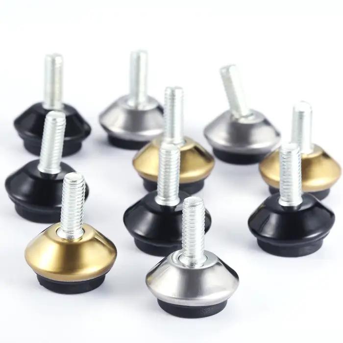 4 pièces niveleurs de meubles réglables pieds de Table de nivellement pieds Base noire pour Tables c
