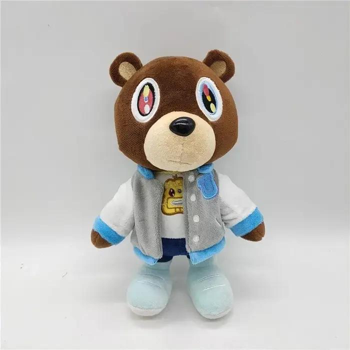 Ours en peluche Kanye abandonné 30cm, jouets en peluche Kanye West pour remise de diplôme, peluche d