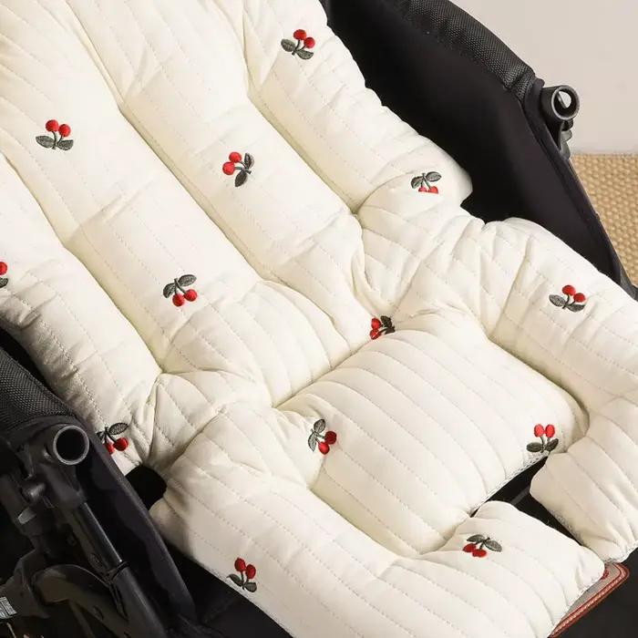 Coussins de siège de poussette pour bébé, chauds, en coton épais, pour enfant, universels, quatre sa
