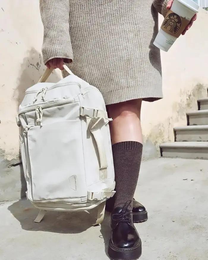 BAGSMART sac à dos de voyage grande capacité sac à dos de Compression sous vide femmes 15.6 pouces p