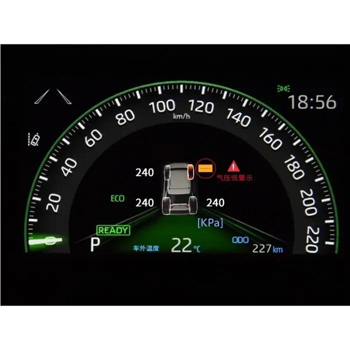 Système de surveillance TPMS de la pression des pneus, écran numérique LCD pour tableau de bord, ala