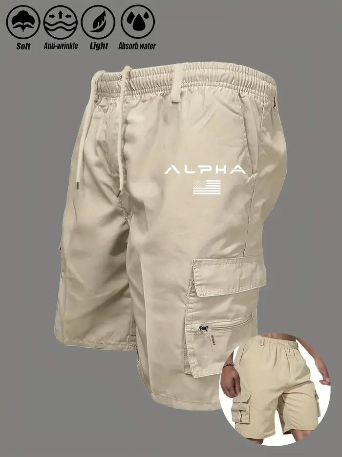 Shorts cargo imprimés drapeau américain, shorts aigle du Jour de l'Indépendance, shorts cargo d'été