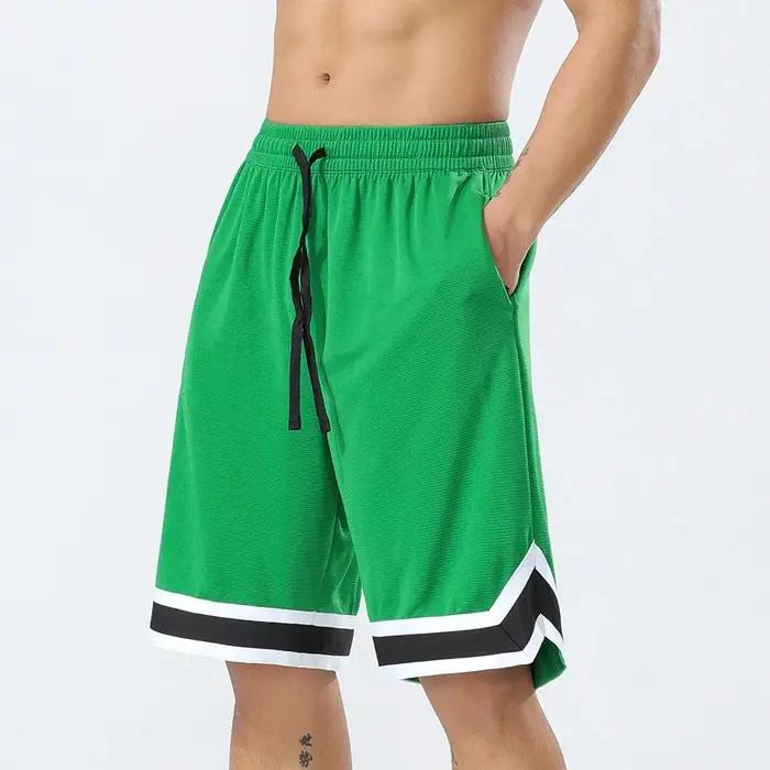 Short de basket-ball et de Football pour hommes, respirant et à séchage rapide, pour la musculation,