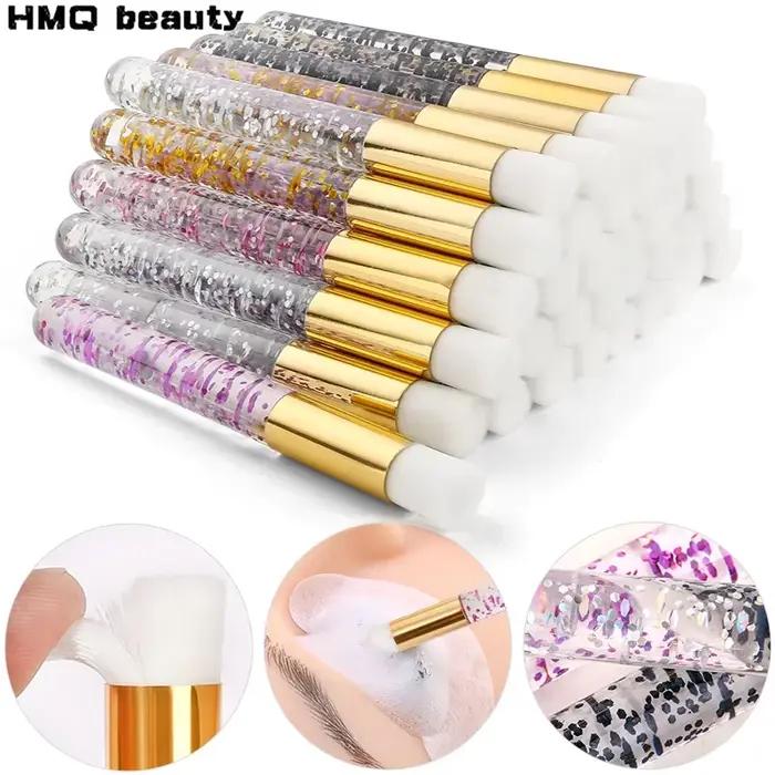 50/100PCS Brosse de nettoyage des cils Brosse de shampoing pour cils Brosse pour l'élimination des p