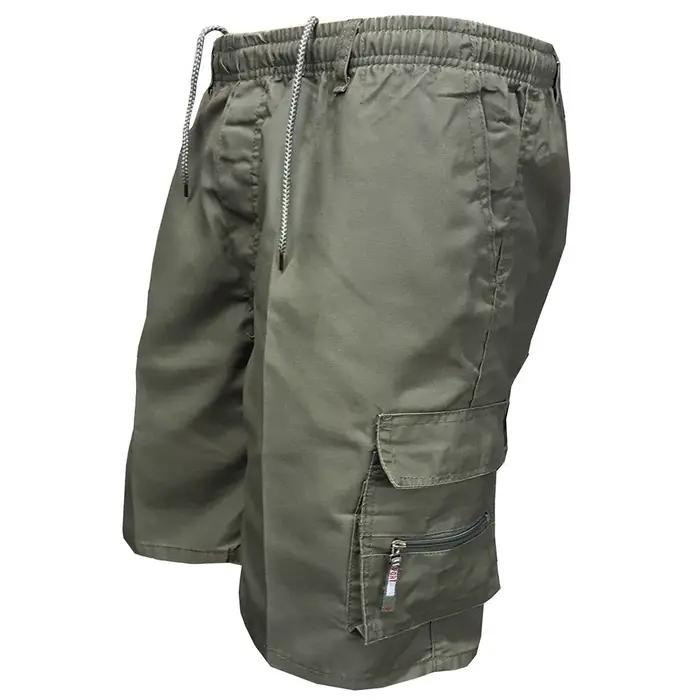 Short tactique d'été pour hommes, Short Cargo décontracté, ample, multi-poches, taille élastique, sa