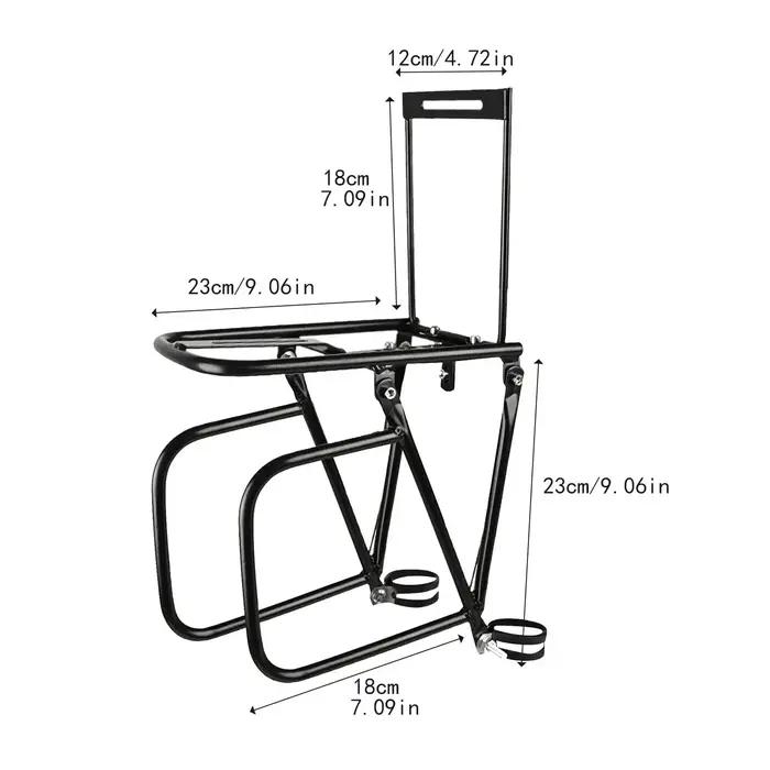 Support avant de vélo stable pour vélos de route de montagne vélos pliants et équitation facile à installer et sécuritaire