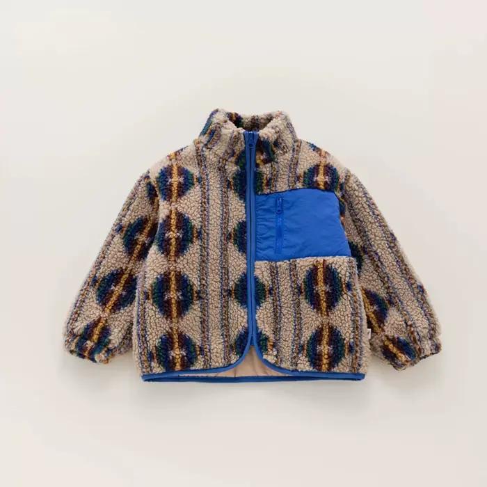 Veste décontractée en coton pour bébé, col vert Double face, nouvelle veste chaude en coton pour enf