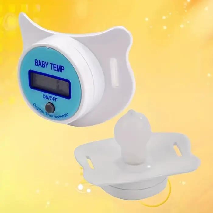 Thermomètre électronique pour sucette pour bébé, thermomètre intelligent numérique pour nourrissons,
