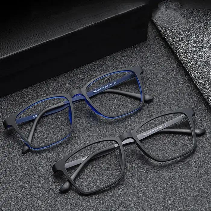 Lunettes de lecture bloquant la lumière bleue pour hommes et femmes, alliage de titane ultraléger TR