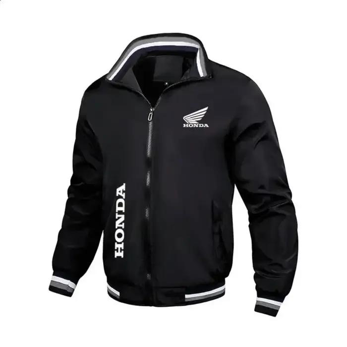 EsHonda moto Gold Wing GL1800 veste imprimée moto course équipe Bomber veste surdimensionné coupe-ve