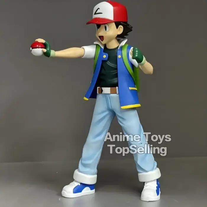 13 cm/5.1in Anime Pokemen Figure Ash Ketchum figurines d'action Pvc Collection modèle jouets pour en