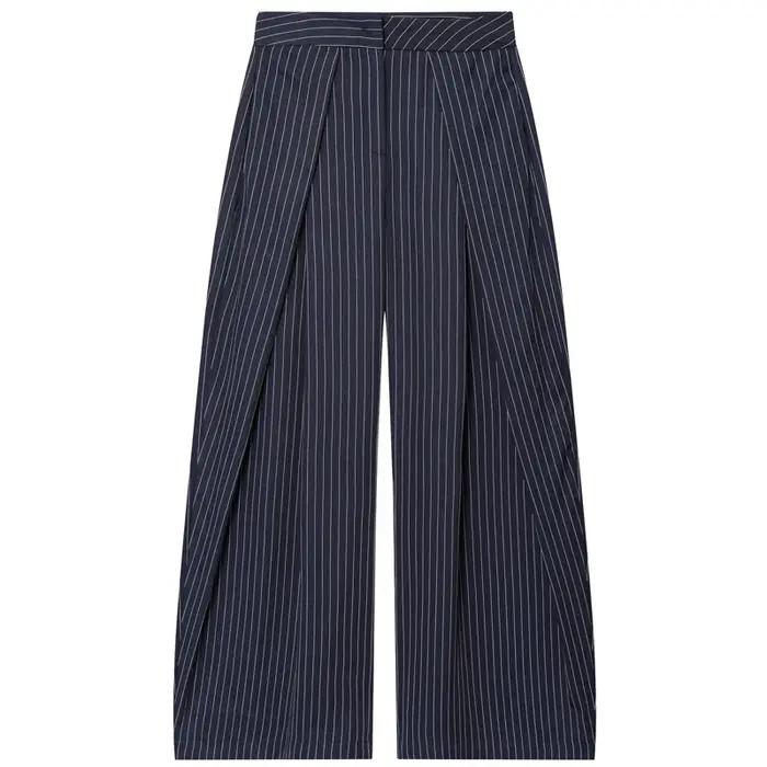 Pantalon Baggy femme pantalon rayé pantalon à jambes larges dames mode décontracté y2k pantalon 2025