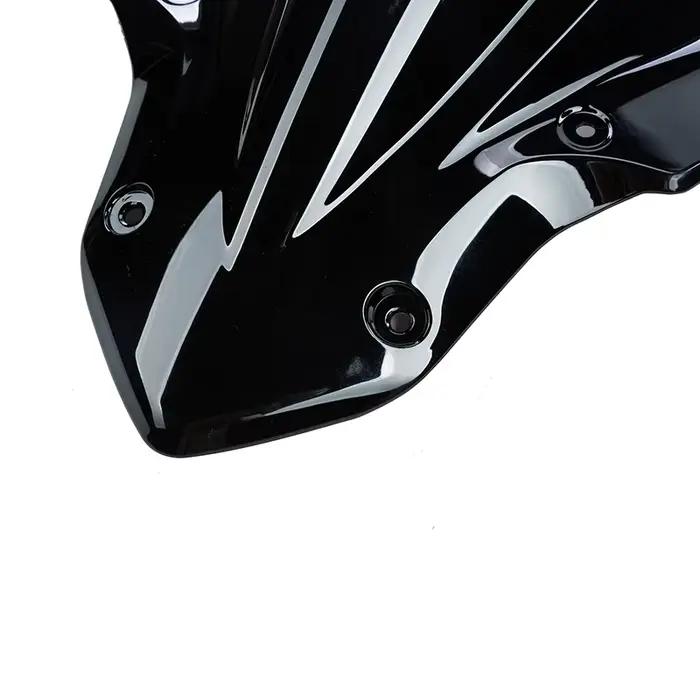 Pare-Brise de Moto Noir, Déflecteur de Vent pour Kawasaki Z900 2017 2018 2019 ABS, Accessoires