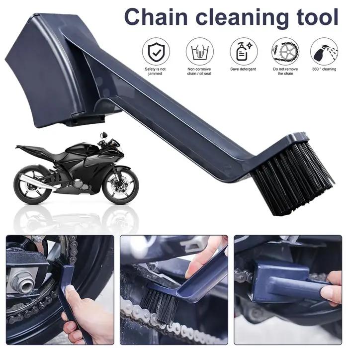 JOBooks-Brosse de Nettoyage d'Équipement de Moto, Nettoyeur d'Extérieur, Kit d'Outils de Nettoyage d