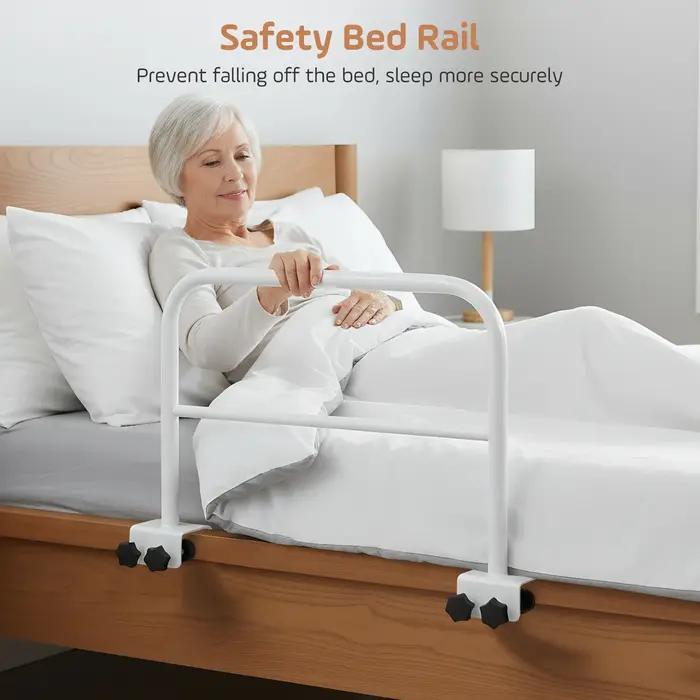 Barre de sécurité pliable pour lit d'appoint pour personnes âgées design ergonomique aide au déplacement et à la sécurité pour adultes seniors chambre d'hôtel maison de retraite usage quotidien