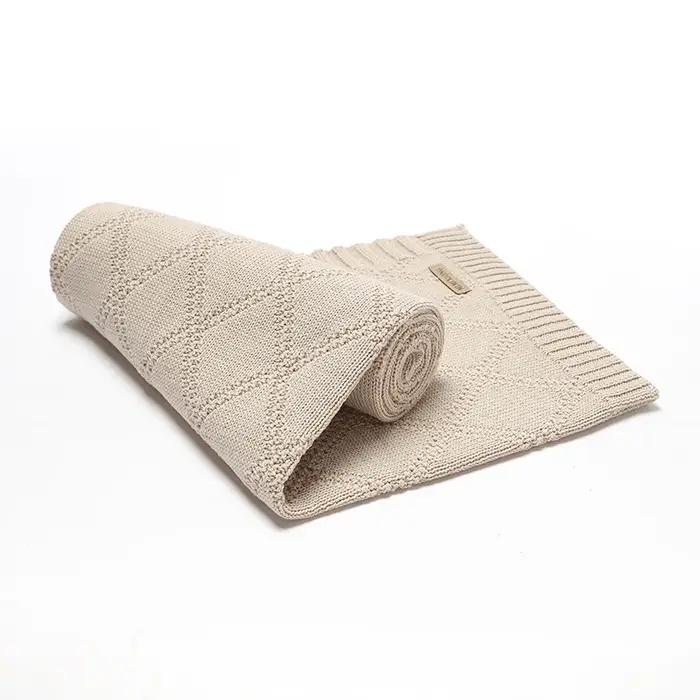 Couvertures en coton pour bébé, Super douces, pour nouveau-né, garçon et fille, couverture de pousse