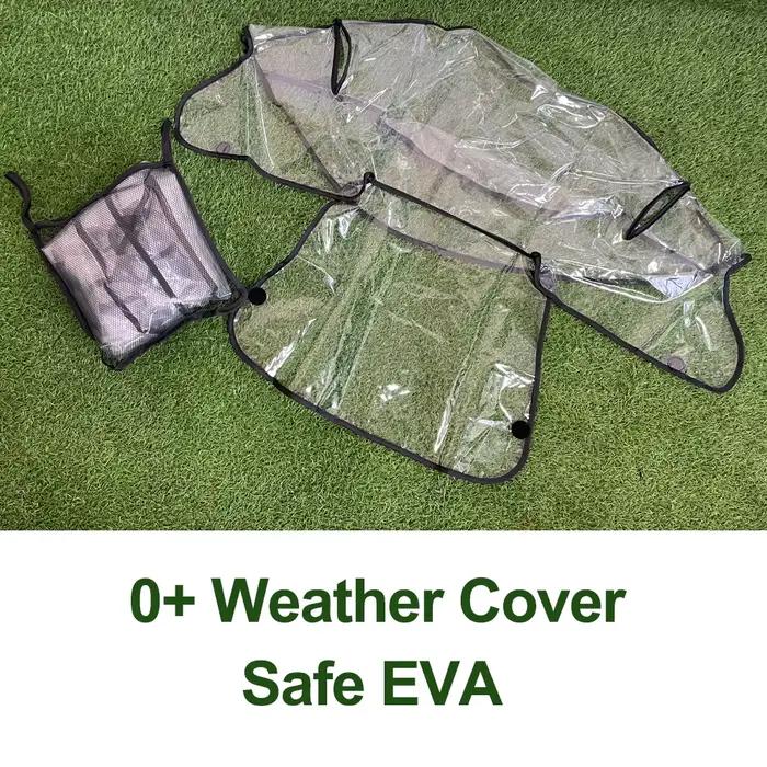 Housse de pluie EVA étanche pour poussette Yoyo - Accessoire bébé compatible Yoyo2 Yoya nest