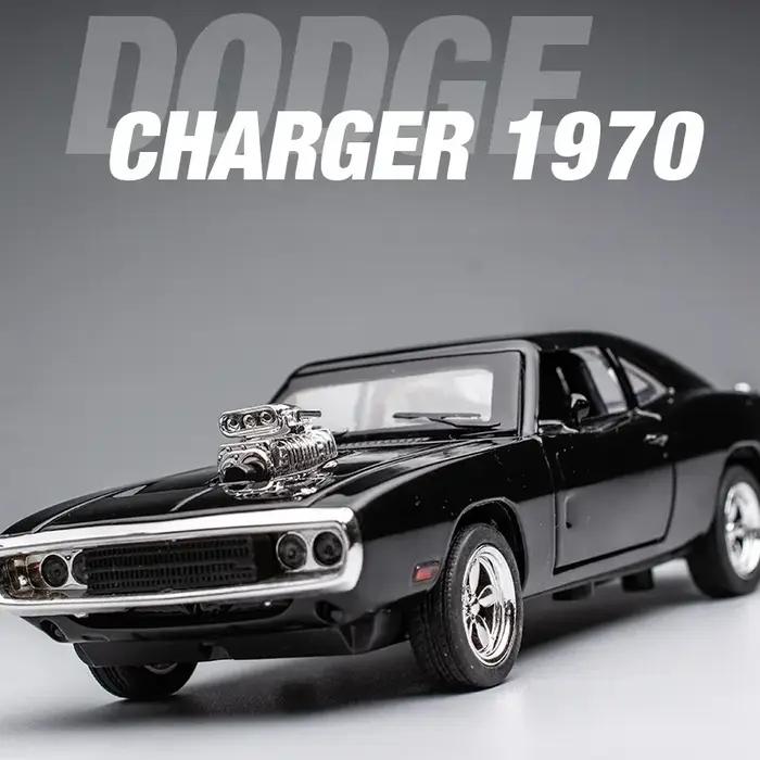 Modèle de voiture de sport en alliage Dodge Charger, Simulation 1:32, voiture de luxe, jouet pour en