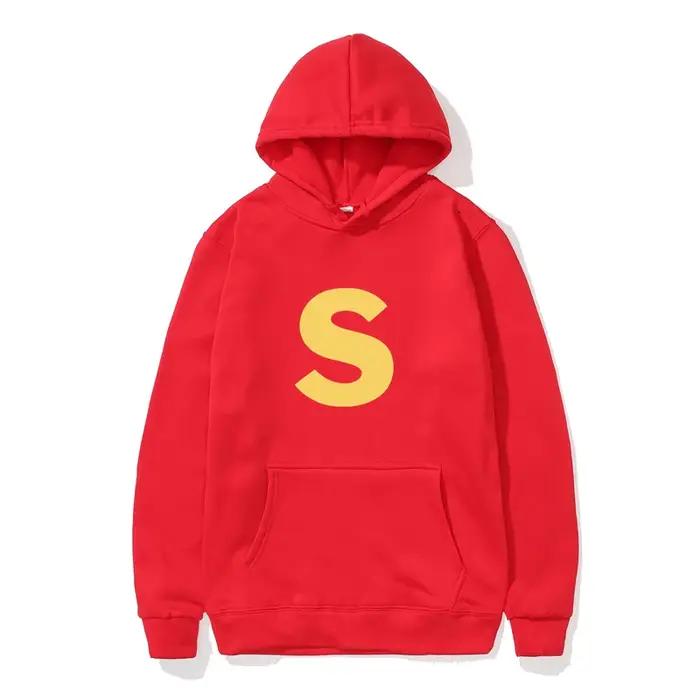 Alvin et les Chipmunks_ The Squeakquel's Pullover Femme Manfashion Sweat-shirt à épaules tombantes d