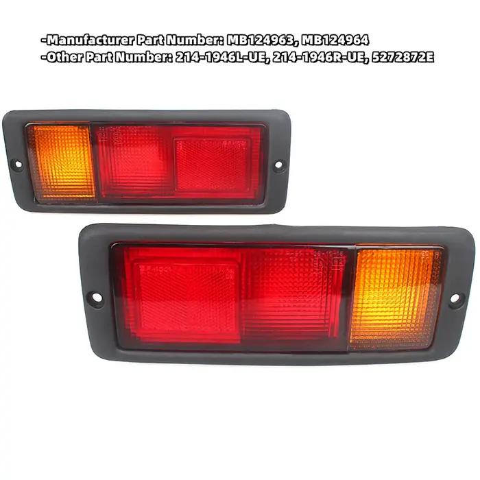 Enquêter de pare-chocs arrière pour Mitsubishi Pajero Montero, feu de frein arrière, MB124963 MB1249
